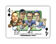 Load image into Gallery viewer, GOAT Deck Single — Transcendental GOATs: Brown • Clemente • Payton • Robinson