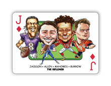 Load image into Gallery viewer, GOAT Deck Single — The Riflemen: Jackson • Allen • Mahomes • Burrow