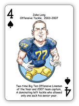 Load image into Gallery viewer, Michigan Football Heroes Playing Cards for Wolverine Fans - 7th Edition