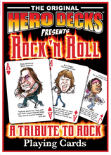 Load image into Gallery viewer, Rock n Roll Heroes Playing Cards