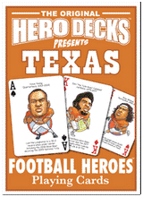 Load image into Gallery viewer, Texas Football Heroes Playing Cards for Longhorns Fans