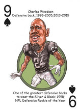 Load image into Gallery viewer, Raider Football Heroes Playing Cards for Raiders Fans