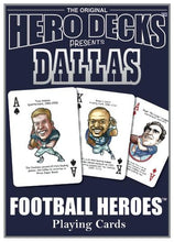 Load image into Gallery viewer, Dallas Football Heroes Playing Cards for Cowboys Fans