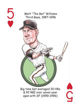 Load image into Gallery viewer, San Francisco Baseball Heroes Playing Cards for Giants Fans