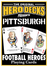 Load image into Gallery viewer, Pittsburgh Football Heroes Playing Cards for Steelers Fans