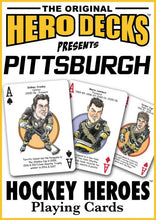 Load image into Gallery viewer, Pittsburgh Hockey Heroes Playing Cards for Penguins Fans
