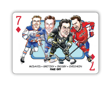 Load image into Gallery viewer, GOAT Deck Single — Face Off: McDavid • Gretzky • Crosby • Ovechkin
