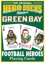 Load image into Gallery viewer, Green Bay Football Heroes Playing Cards for Packers Fans - 13th Edition
