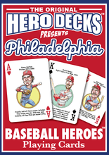 Load image into Gallery viewer, Philadelphia Baseball Heroes Playing Cards for Phillies Fans - 4th Edition - Ships April 2026
