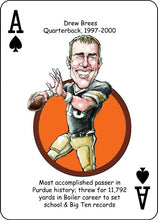 Load image into Gallery viewer, Purdue Football &amp; Basketball Heroes Playing Cards for Boilermaker Fans
