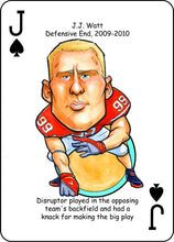 Load image into Gallery viewer, Wisconsin Football &amp; Basketball Heroes Playing Cards for Badgers Fans
