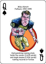 Load image into Gallery viewer, Purdue Football &amp; Basketball Heroes Playing Cards for Boilermaker Fans
