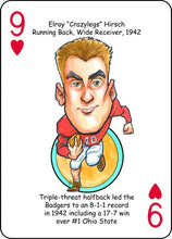Load image into Gallery viewer, Wisconsin Football &amp; Basketball Heroes Playing Cards for Badgers Fans
