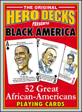 Load image into Gallery viewer, Black America Hero Deck Playing Cards
