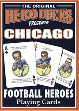 Load image into Gallery viewer, Chicago Football Heroes Playing Cards for Bears Fans
