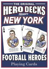 Load image into Gallery viewer, New York Football (NFC) Heroes Playing Cards for Giants Fans

