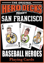 Load image into Gallery viewer, San Francisco Baseball Heroes Playing Cards for Giants Fans

