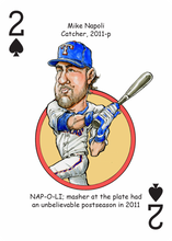 Load image into Gallery viewer, Texas Baseball Heroes Playing Cards for Rangers Fans
