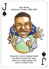 Load image into Gallery viewer, Florida Football Heroes Playing Cards for Gators Fans
