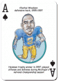 Load image into Gallery viewer, Michigan Football Heroes Playing Cards for Wolverine Fans
