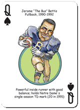 Load image into Gallery viewer, Irish (Notre Dame) Football Heroes Playing Cards for Fighting Irish Fans
