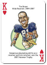 Load image into Gallery viewer, Irish (Notre Dame) Football Heroes Playing Cards for Fighting Irish Fans
